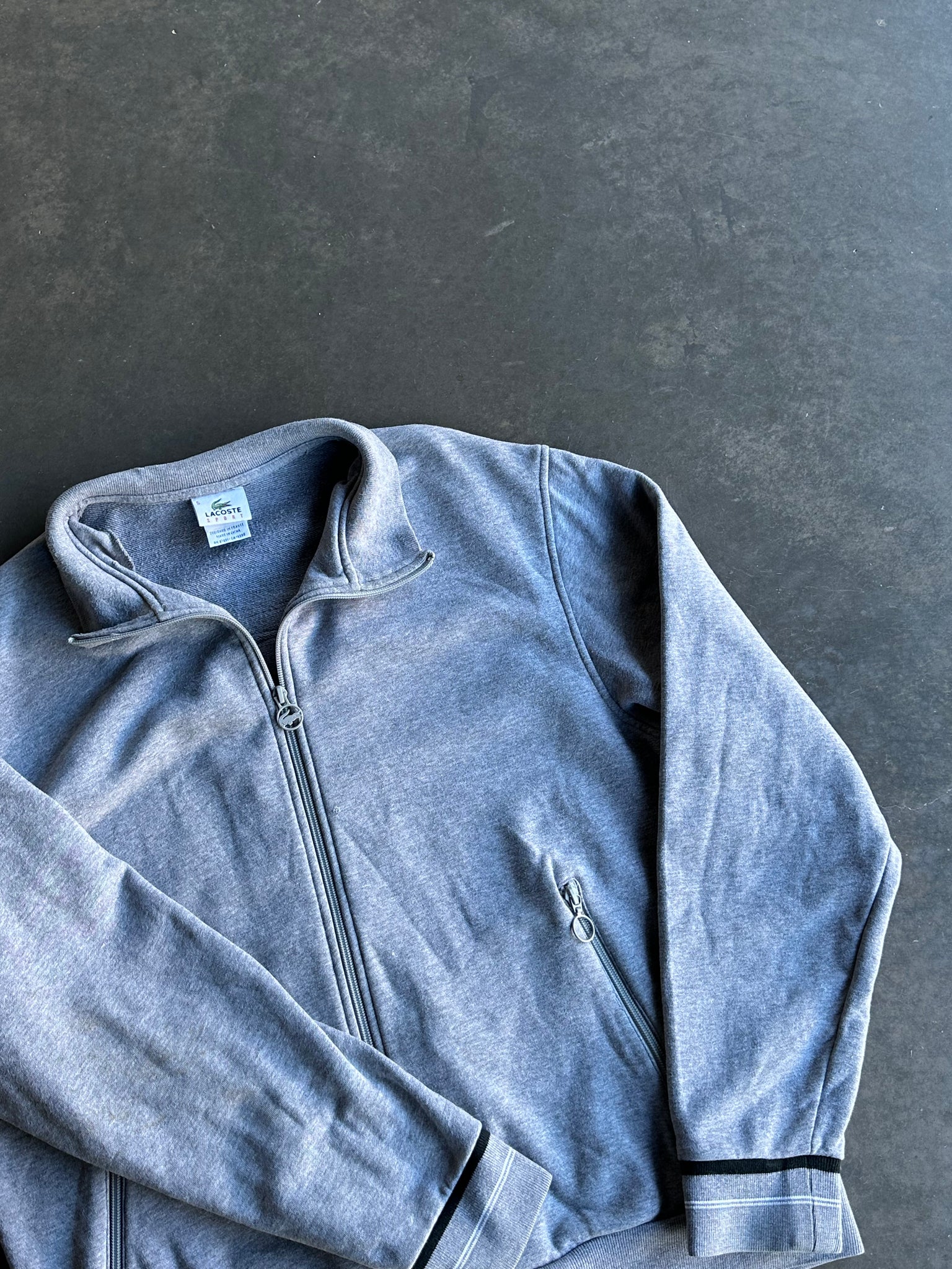Lacoste Zip Up Sweater L