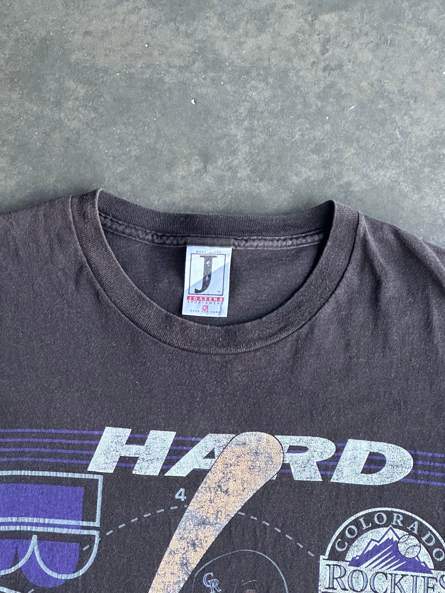 Vintage Colorado Rockies Hard Ball Tee M