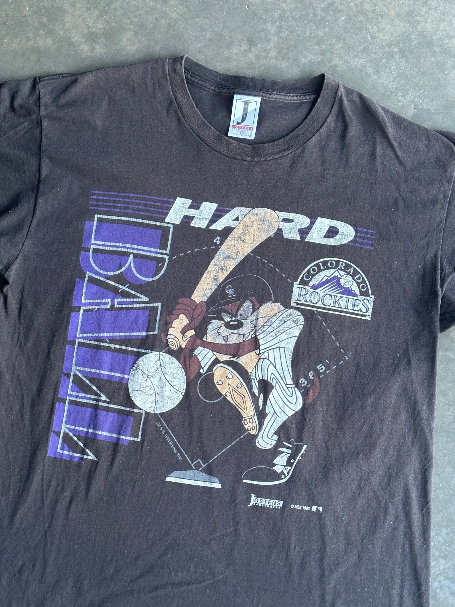 Vintage Colorado Rockies Hard Ball Tee M