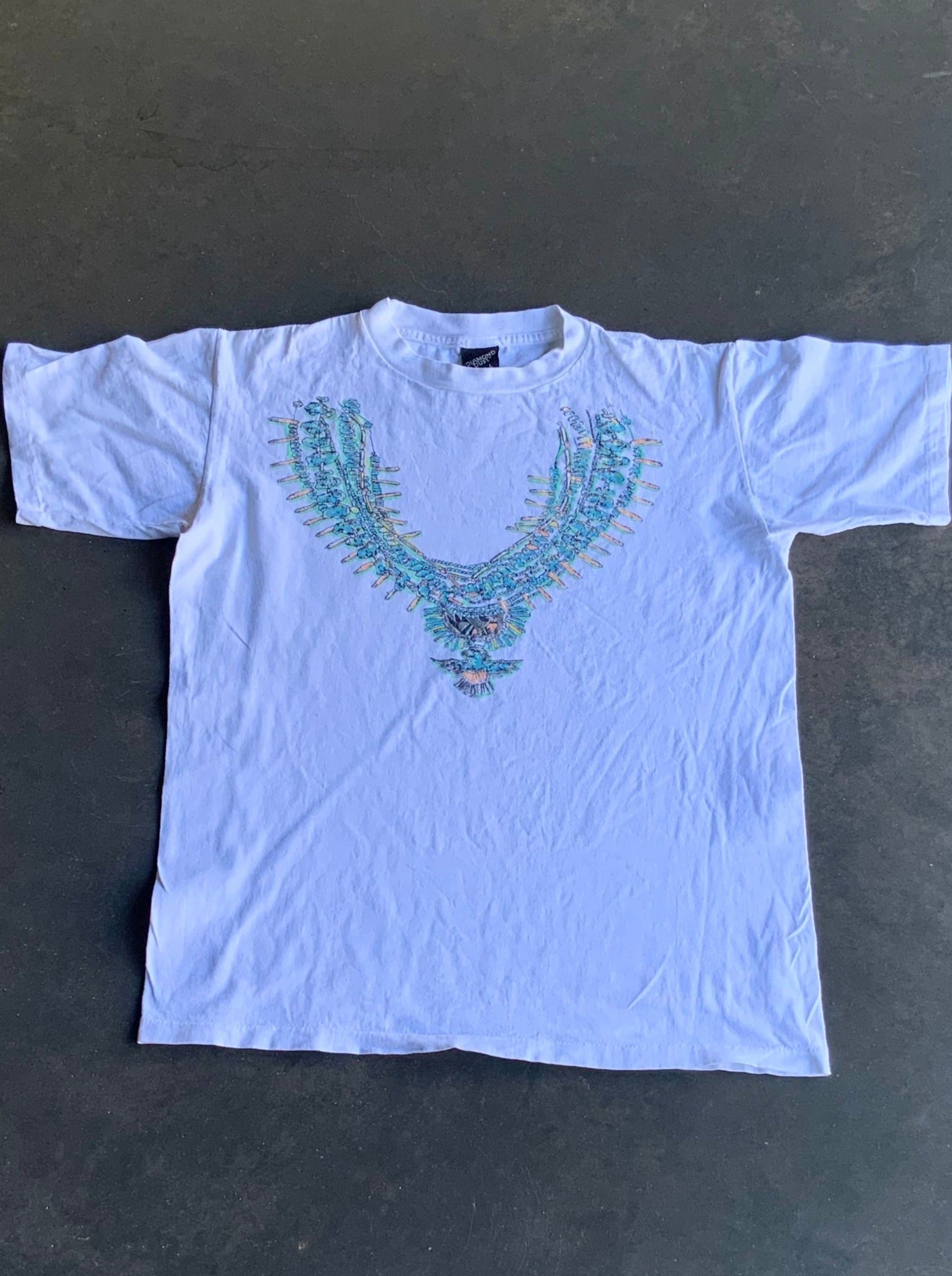 Diamond Dust Native Indian Necklace Tee M
