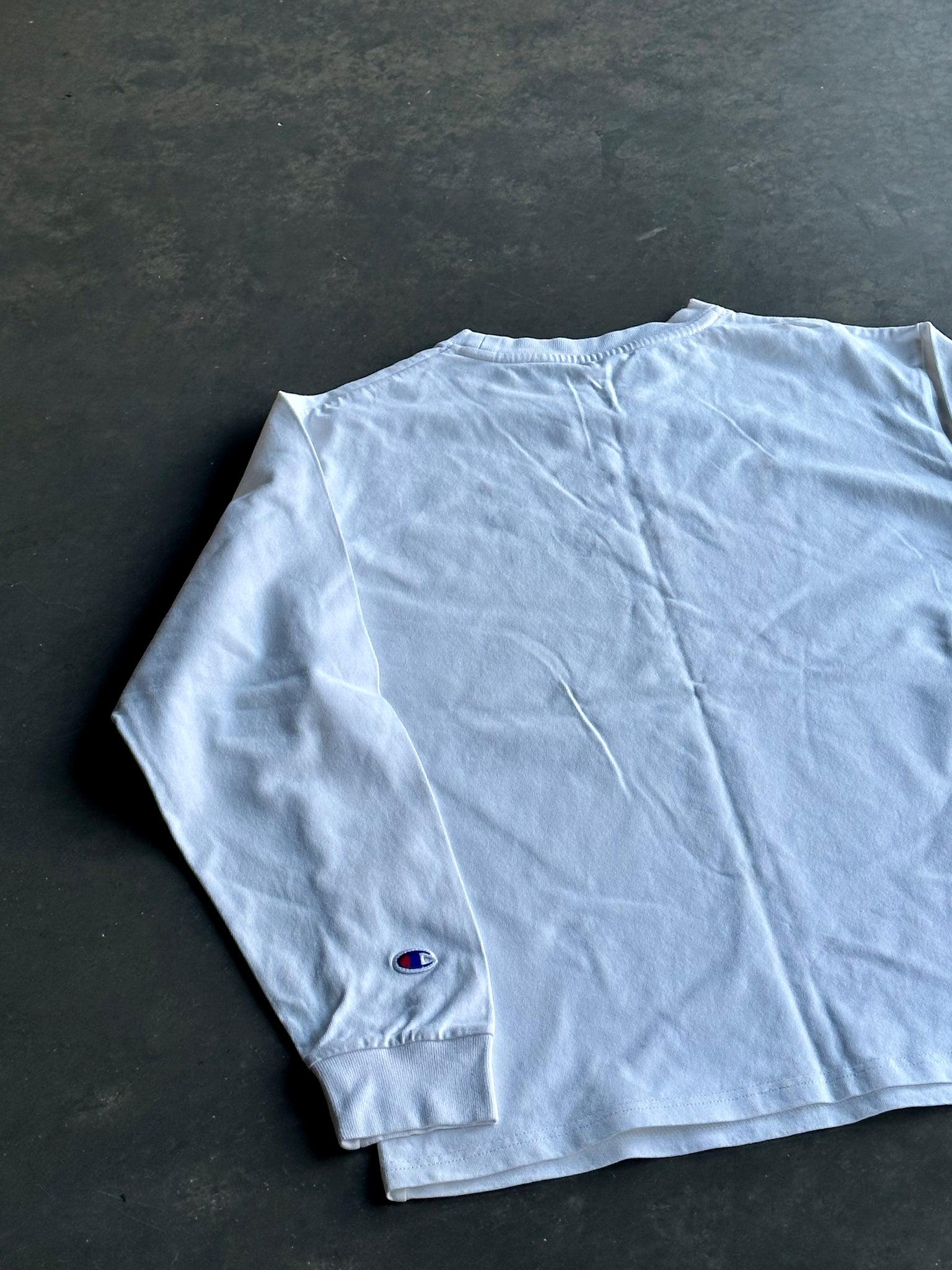 Champion White Reverse Weave Long Sleeve L