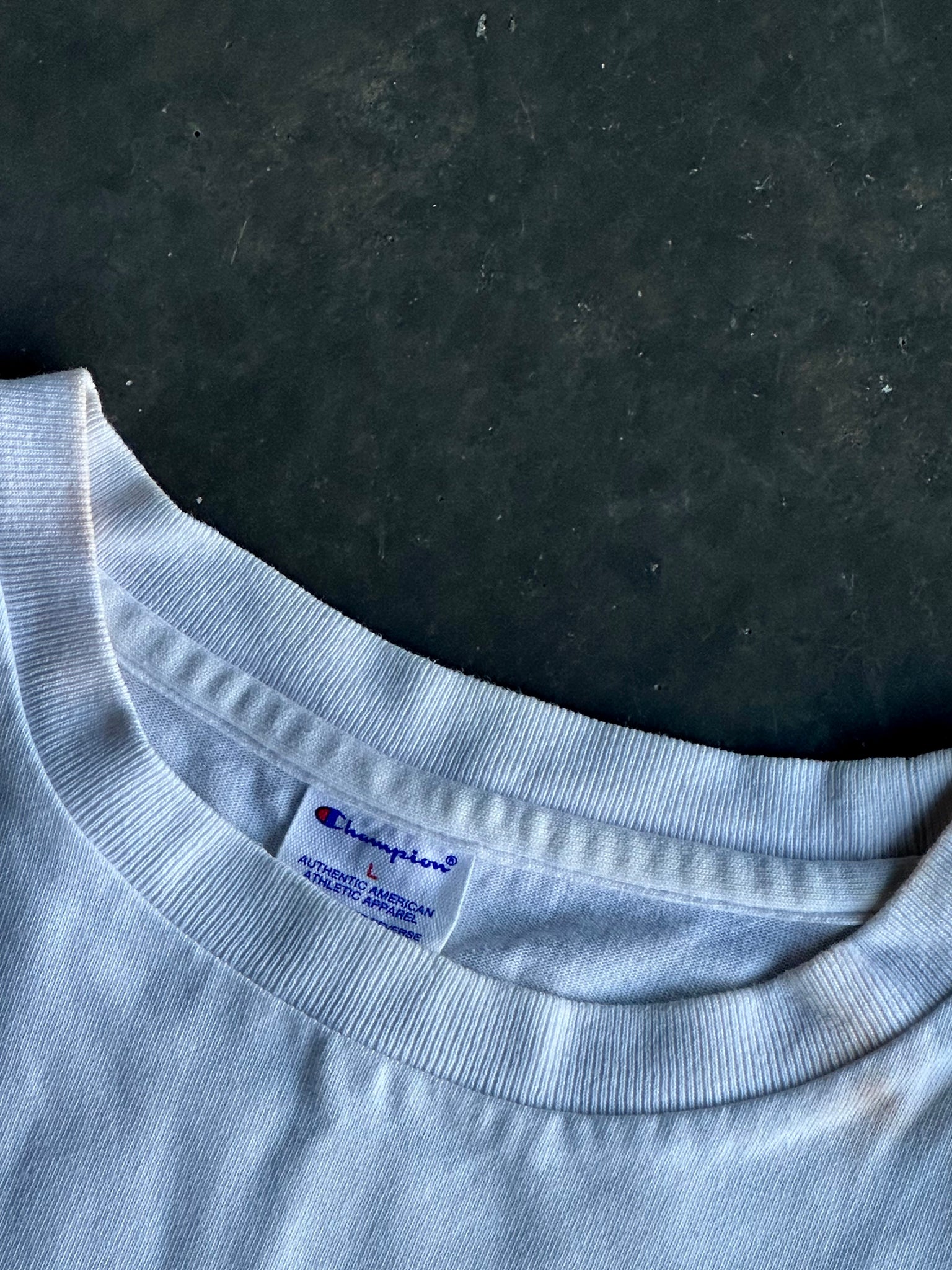 Champion White Reverse Weave Long Sleeve L