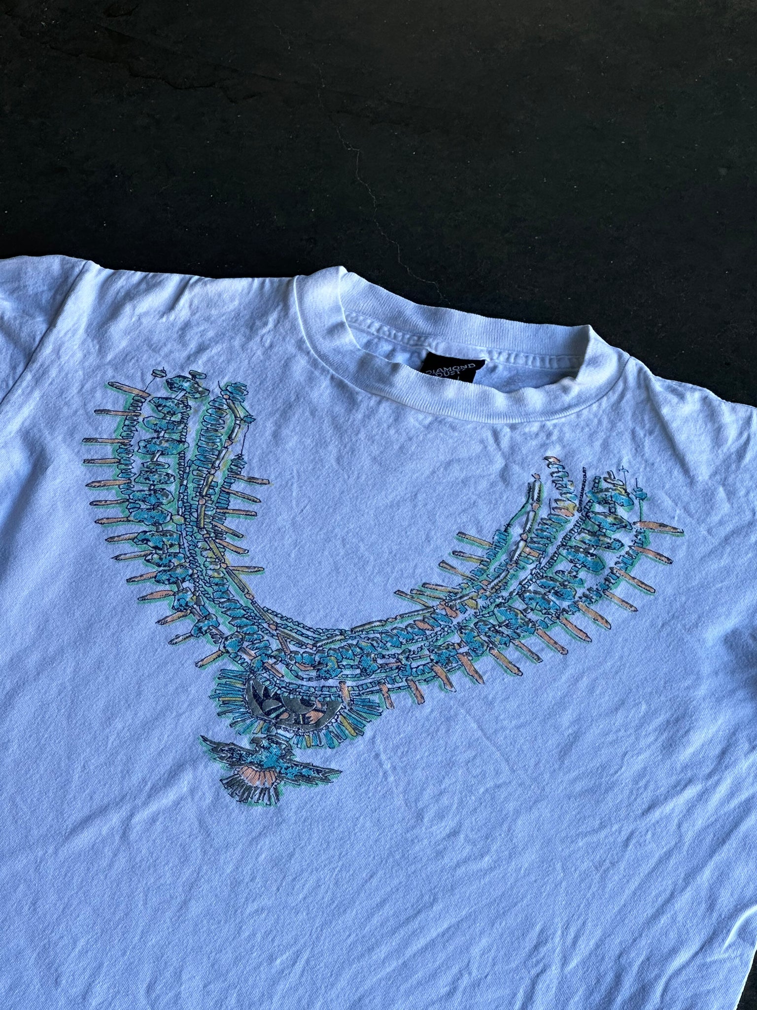 Diamond Dust Native Indian Necklace Tee M