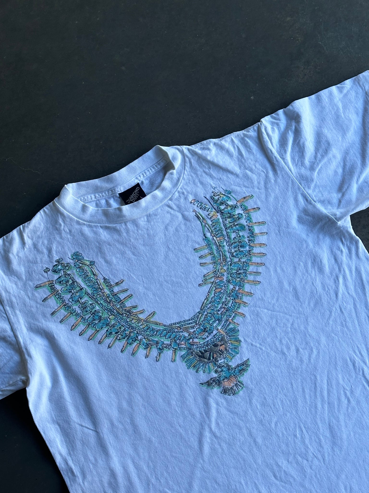 Diamond Dust Native Indian Necklace Tee M