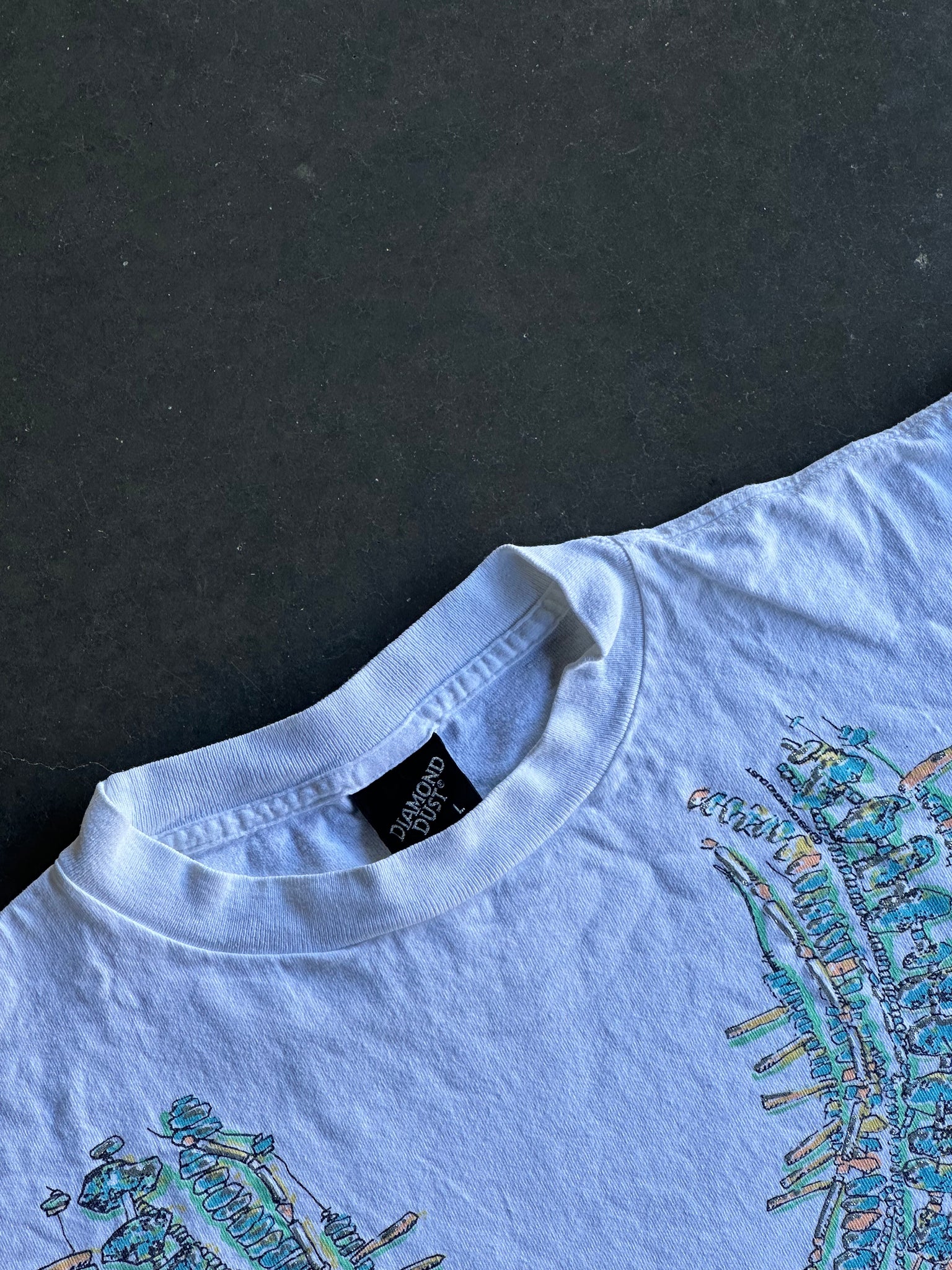 Diamond Dust Native Indian Necklace Tee M