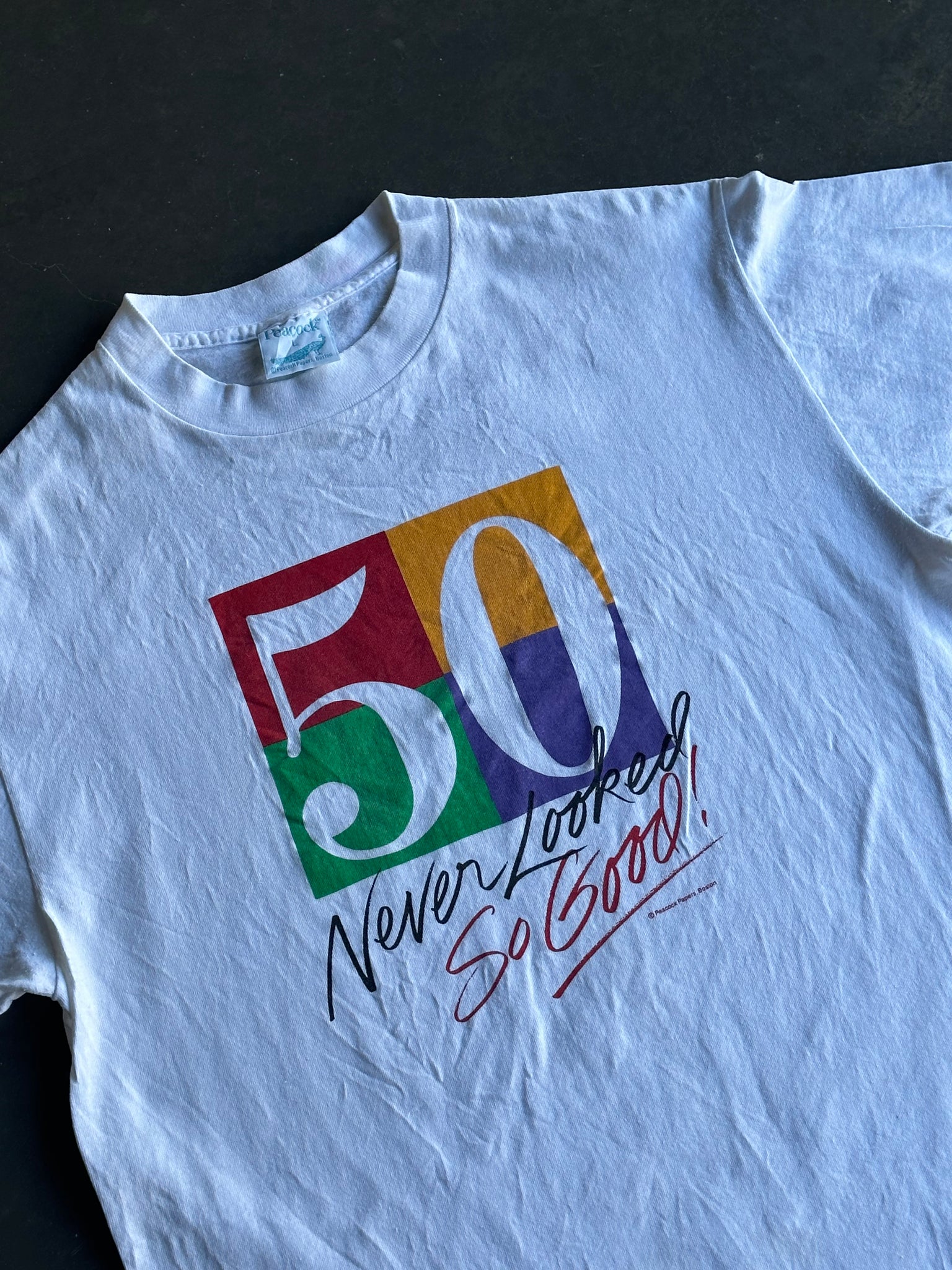 Vintage 50 Never Looked So Good Tee L