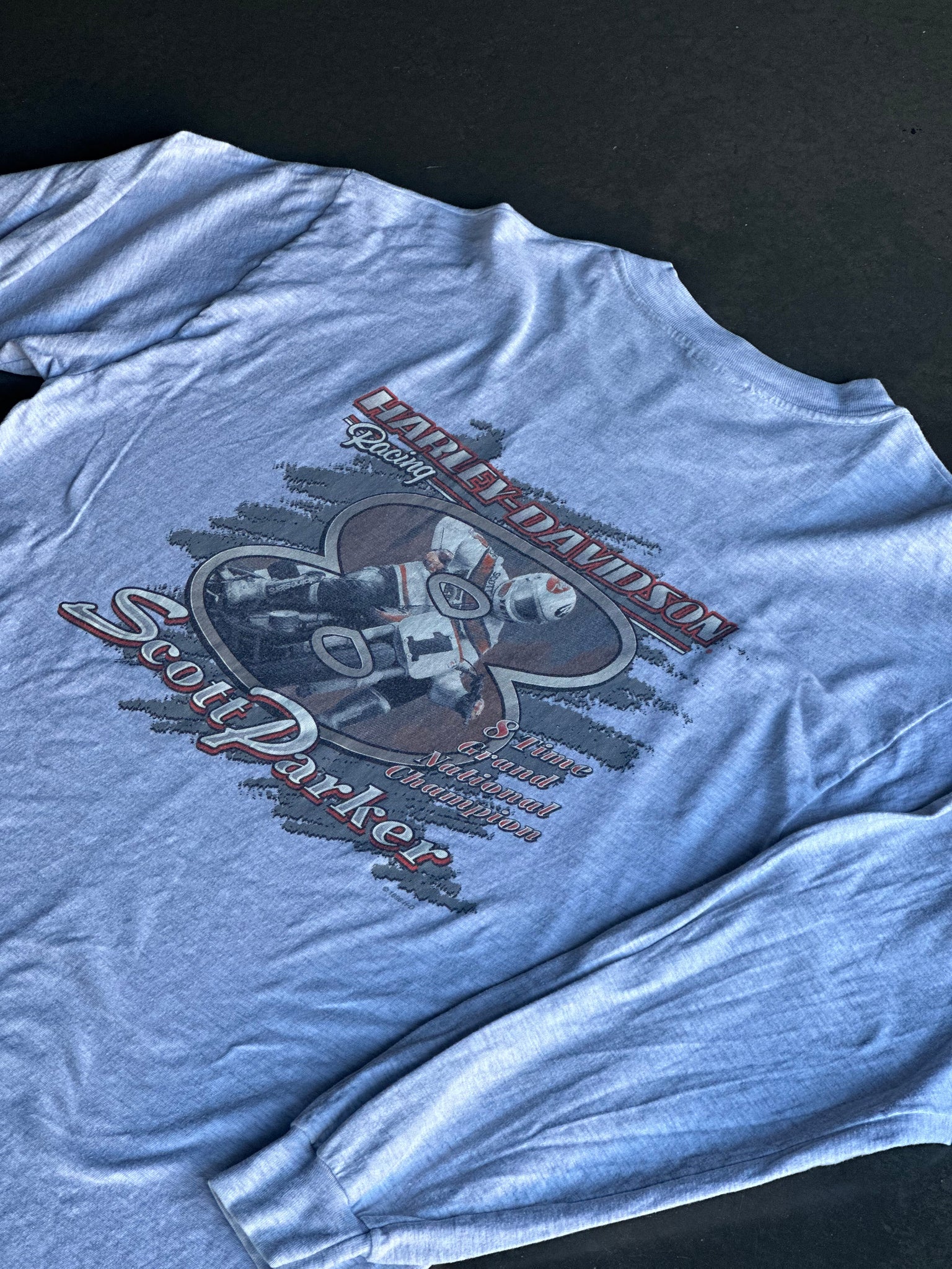 Vintage Harley Davidson Scott Parker Long Sleeve L
