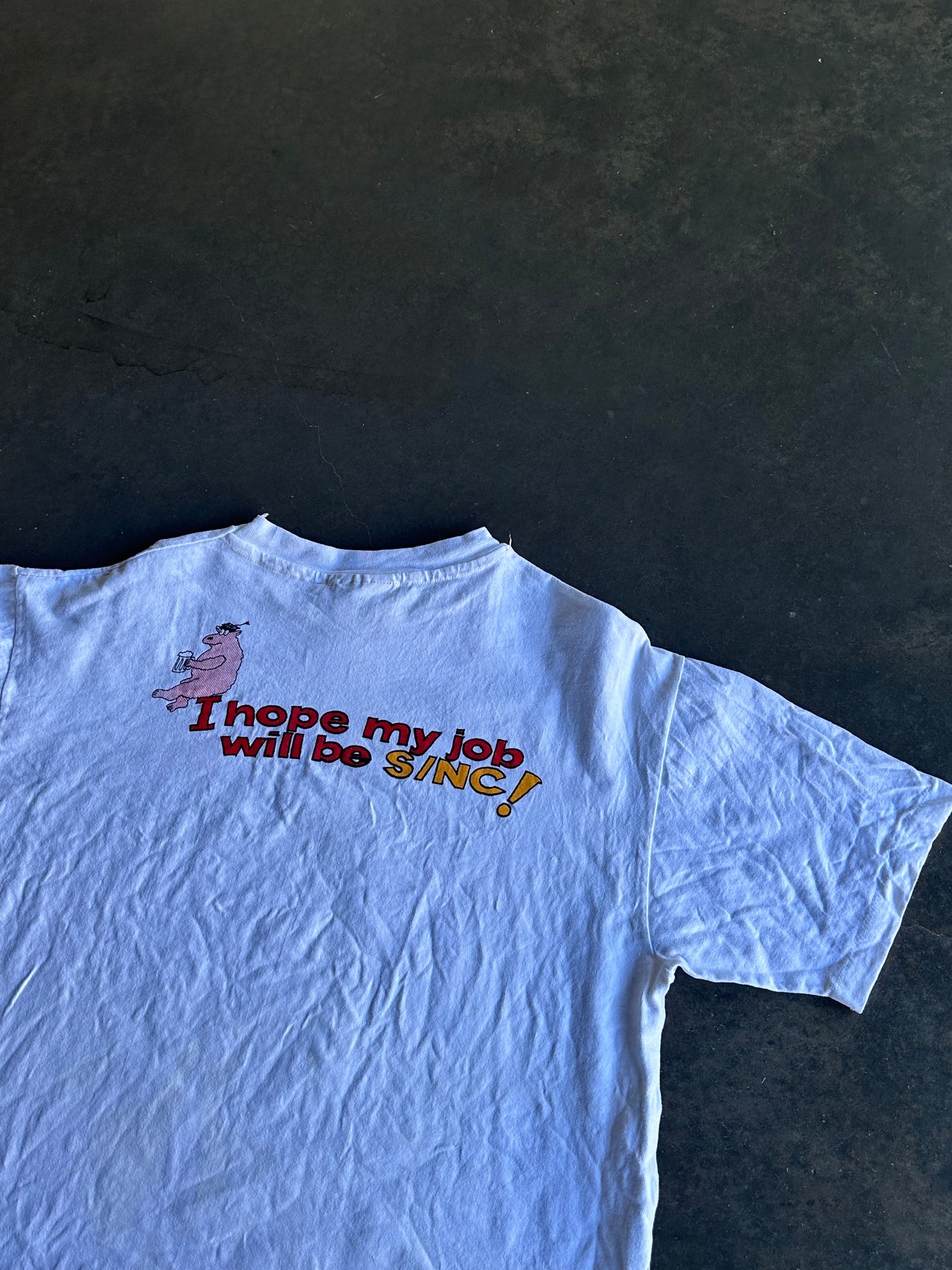 Vintage 90's SINC! Tee M