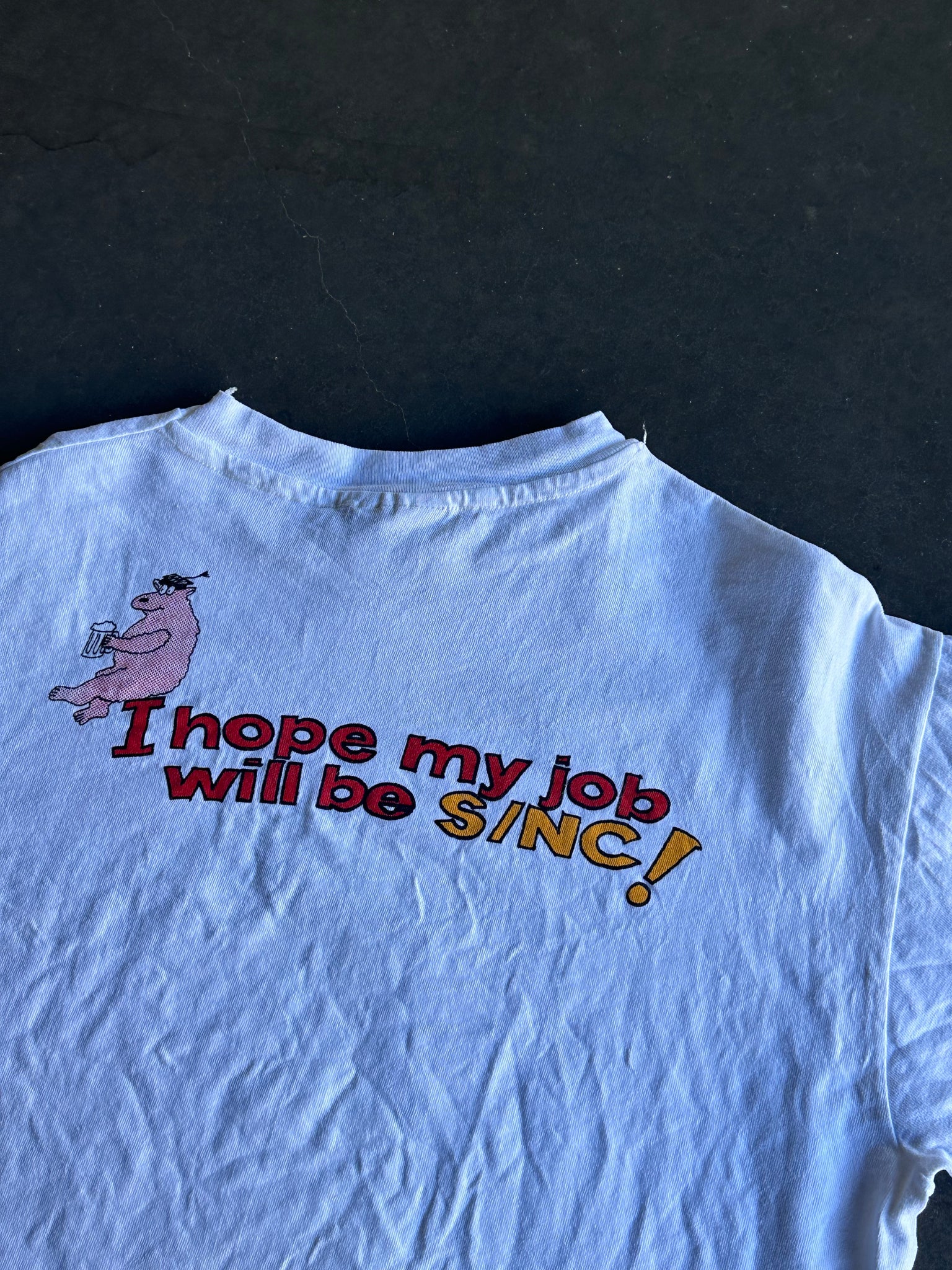 Vintage 90's SINC! Tee M