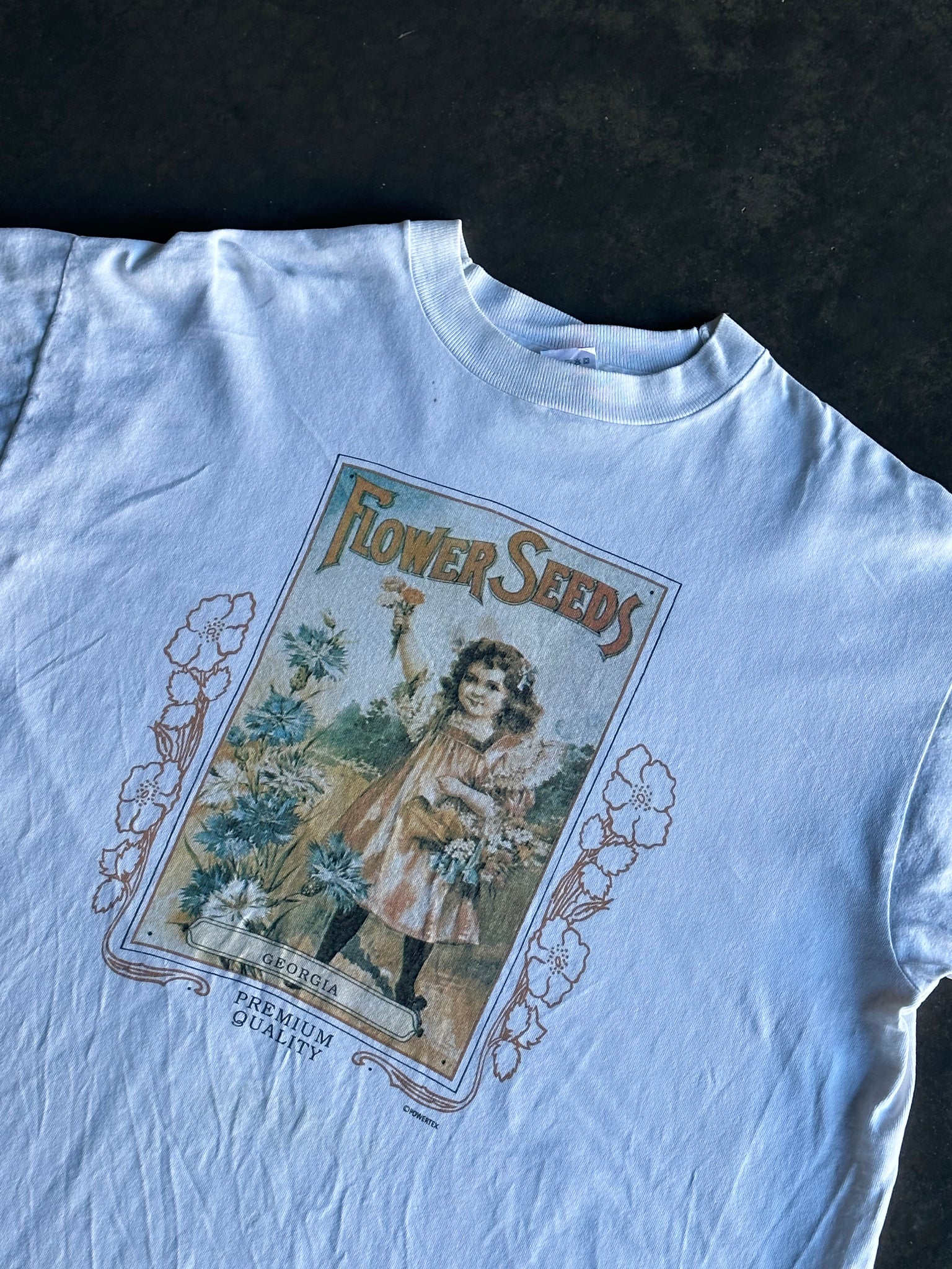 Vintage Flower Seeds Tee L