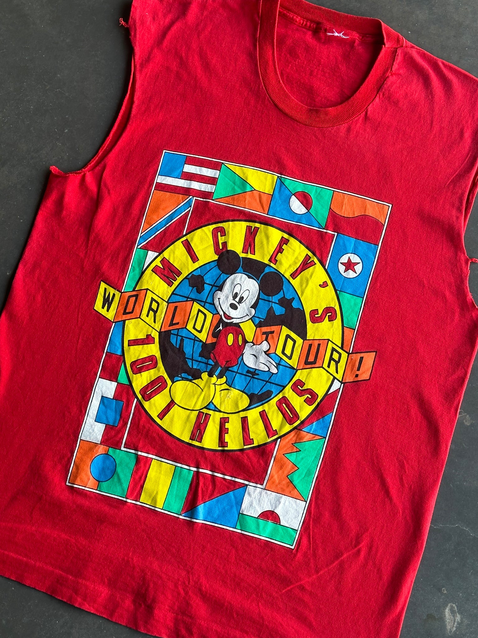 Mickey's World Tour Singlet L