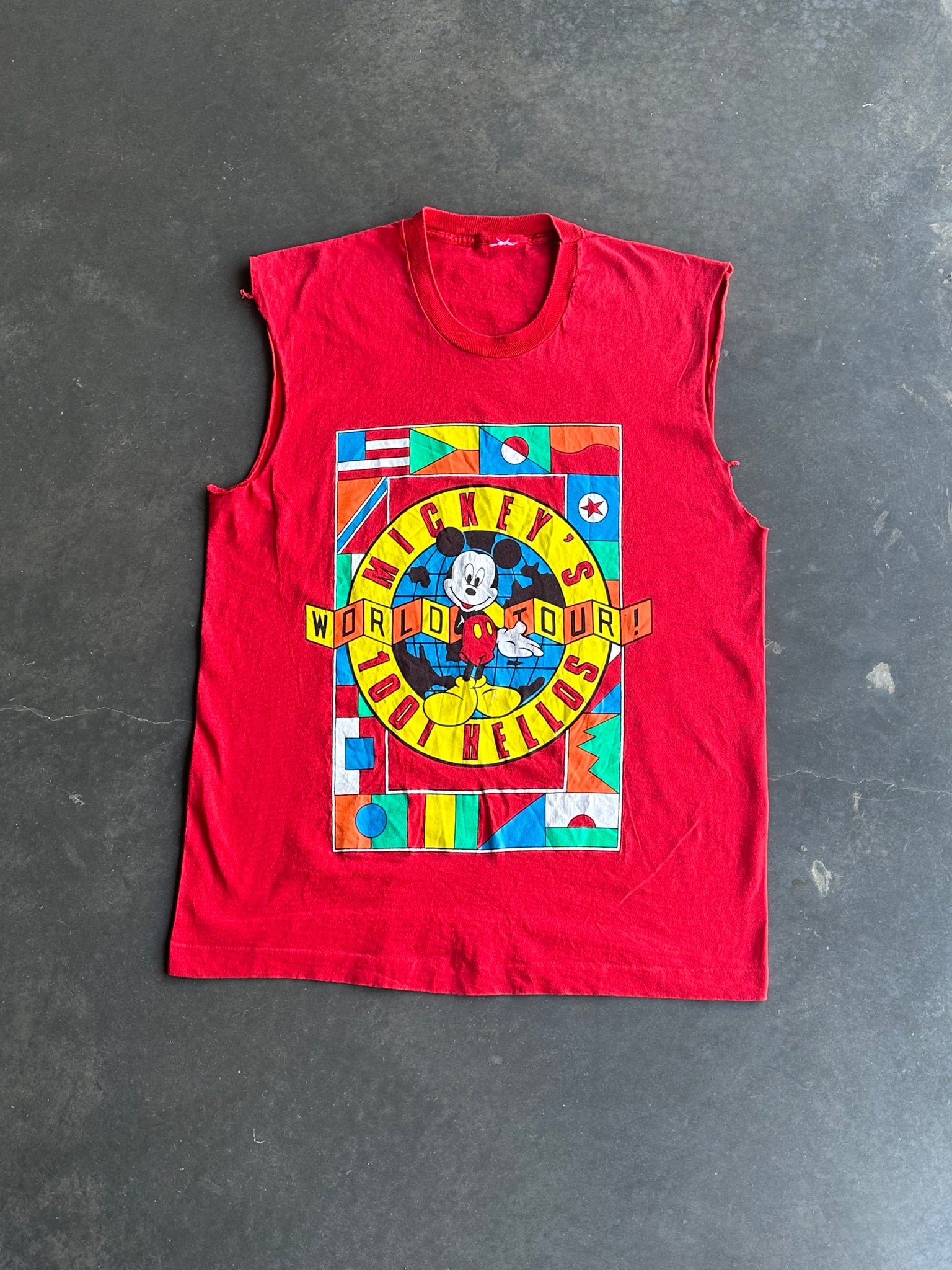 Mickey's World Tour Singlet L