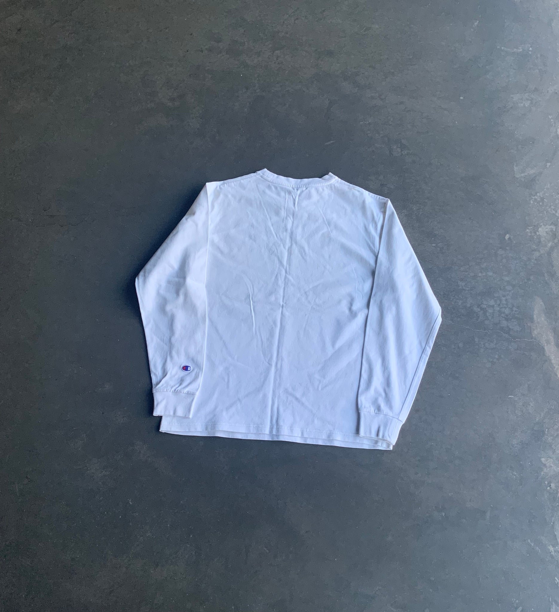 Champion White Reverse Weave Long Sleeve L