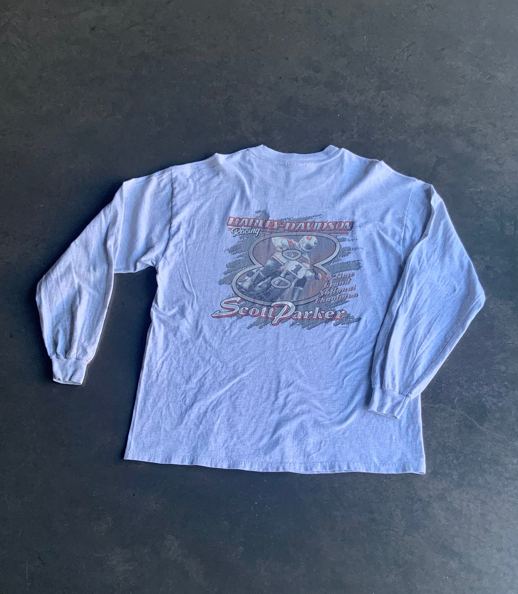 Vintage Harley Davidson Scott Parker Long Sleeve L