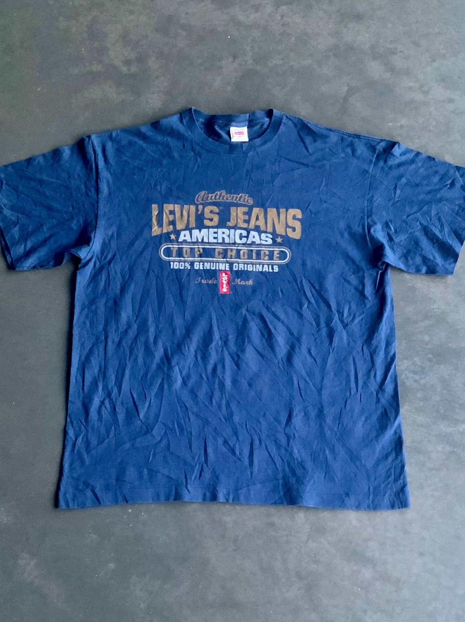 Vintage Levis Jeans Tee L