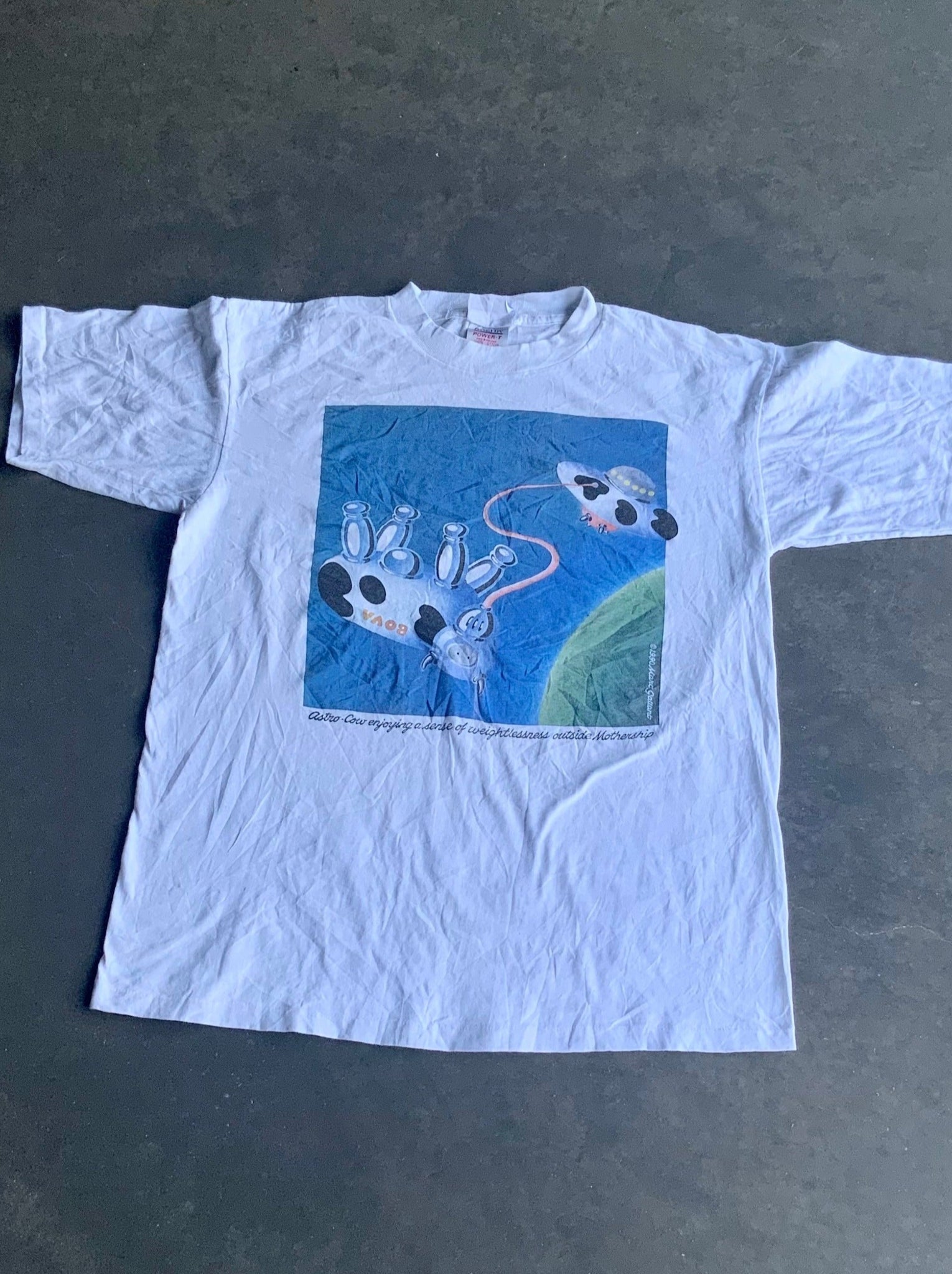 Vintage Cows Creamery Marc Gallant 90s Tee L