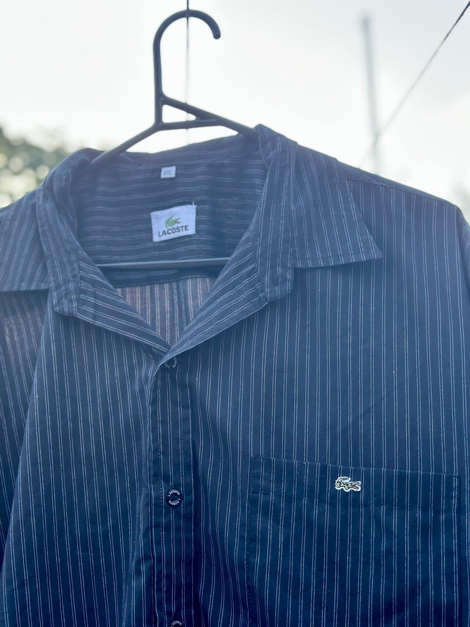 Lacoste Shirt Black XXL