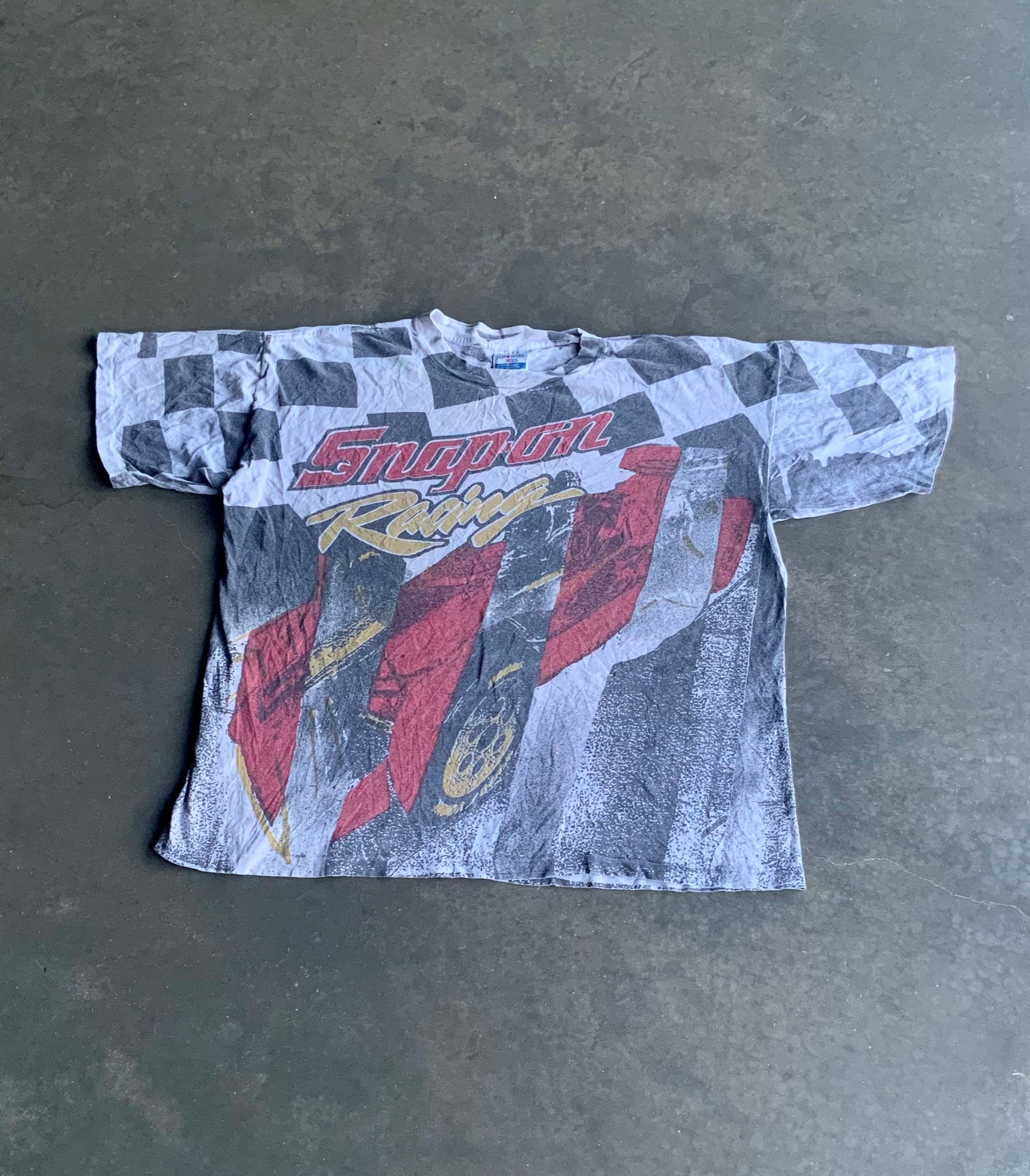 Vintage Snap On Racing Tee L
