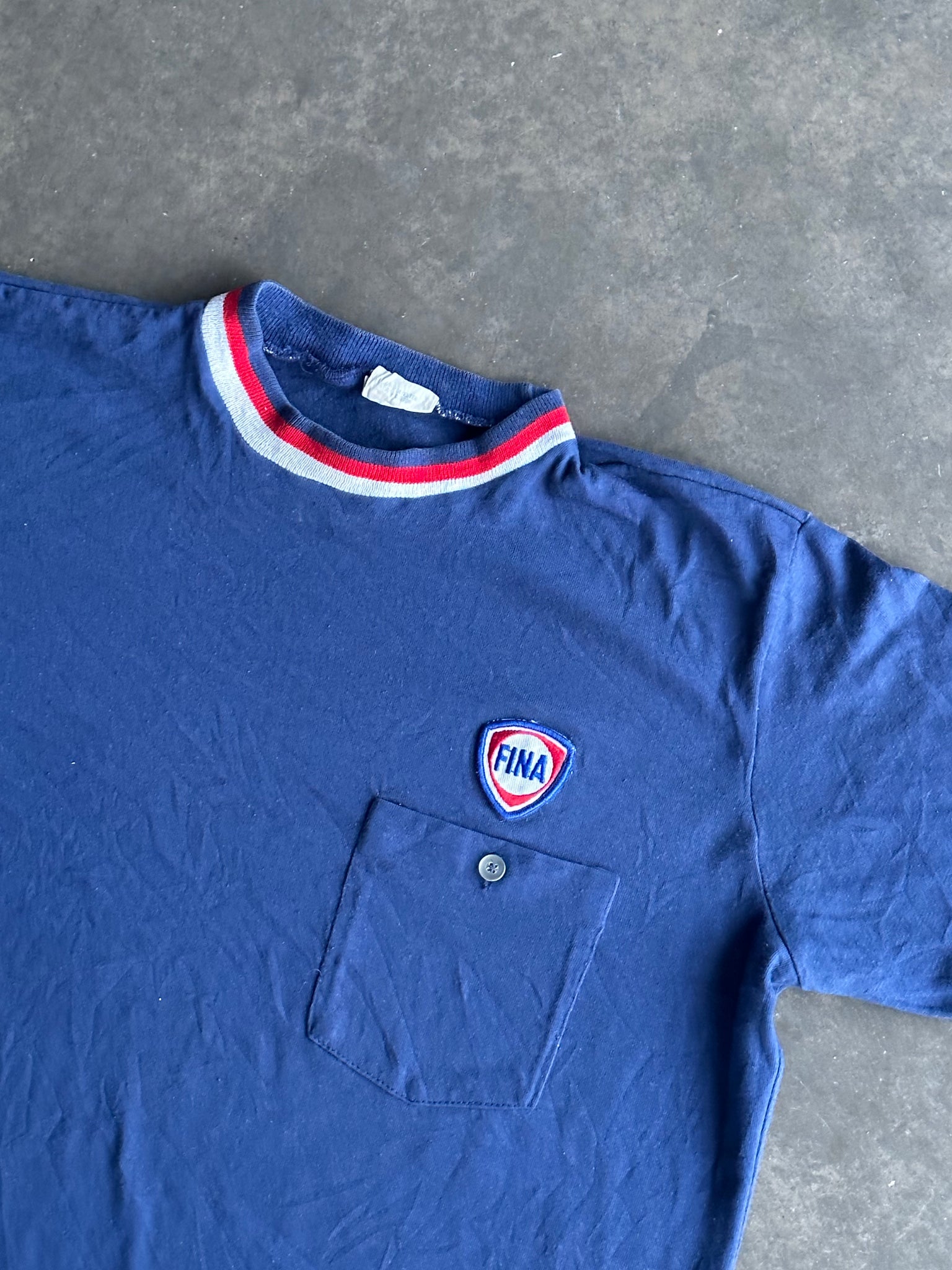 Vintage Fina Pocket Tee M