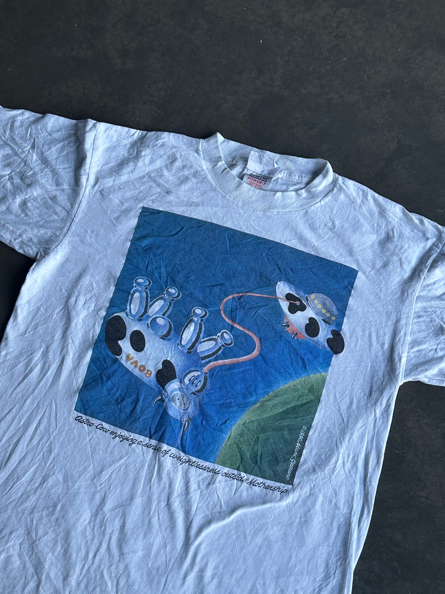 Vintage Cows Creamery Marc Gallant 90s Tee L